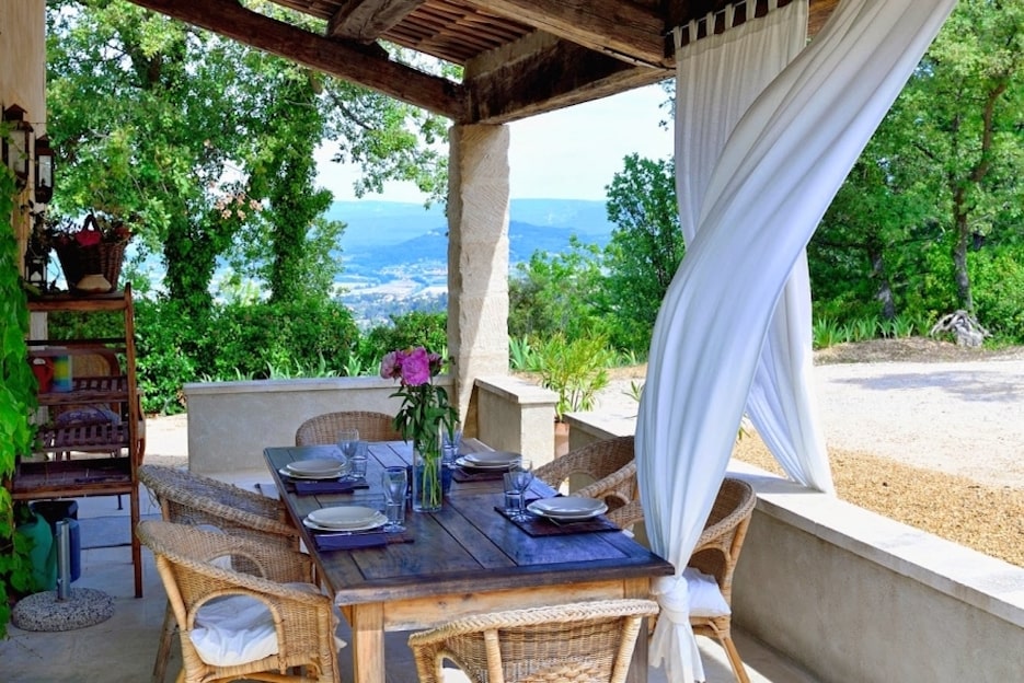 Location Villa de charme La Ferme avec un joli patio à Saignon | Mas Amor